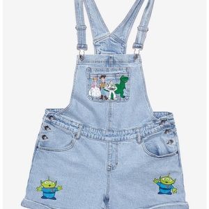 Her Universe Disney Pixar Toy Story Characters Denim Shortalls Plus Size
